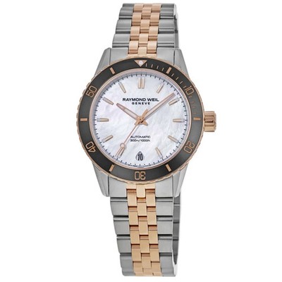 New Raymond Weil Freelancer Automatic Diver Women's Watch 2755-S51-97001