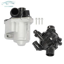 Engine Cooling Electric Water Pump Thermostat Kit For BMW 335i 535i X3 X4 X5 X6