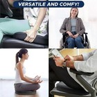 Seat Cushion, Memory Foam Chair Pad for Back Tailbone Pain Relief Black