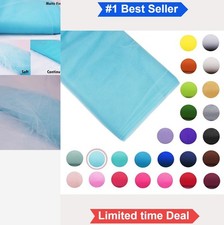 Fabric Tulle Bolt 54 Inch 40 Yards 120 Feet Light Blue Tutu Skirt Wedding