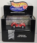 Hot Wheels Limited Edition Porsche 550 Spyder Red #2 Vintage Race Car Black Box