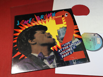 James Brown  LIVE AT THE APOLLO - VOL. II Part 2 - LP Rhino RNLP 218 USA 1985 nm