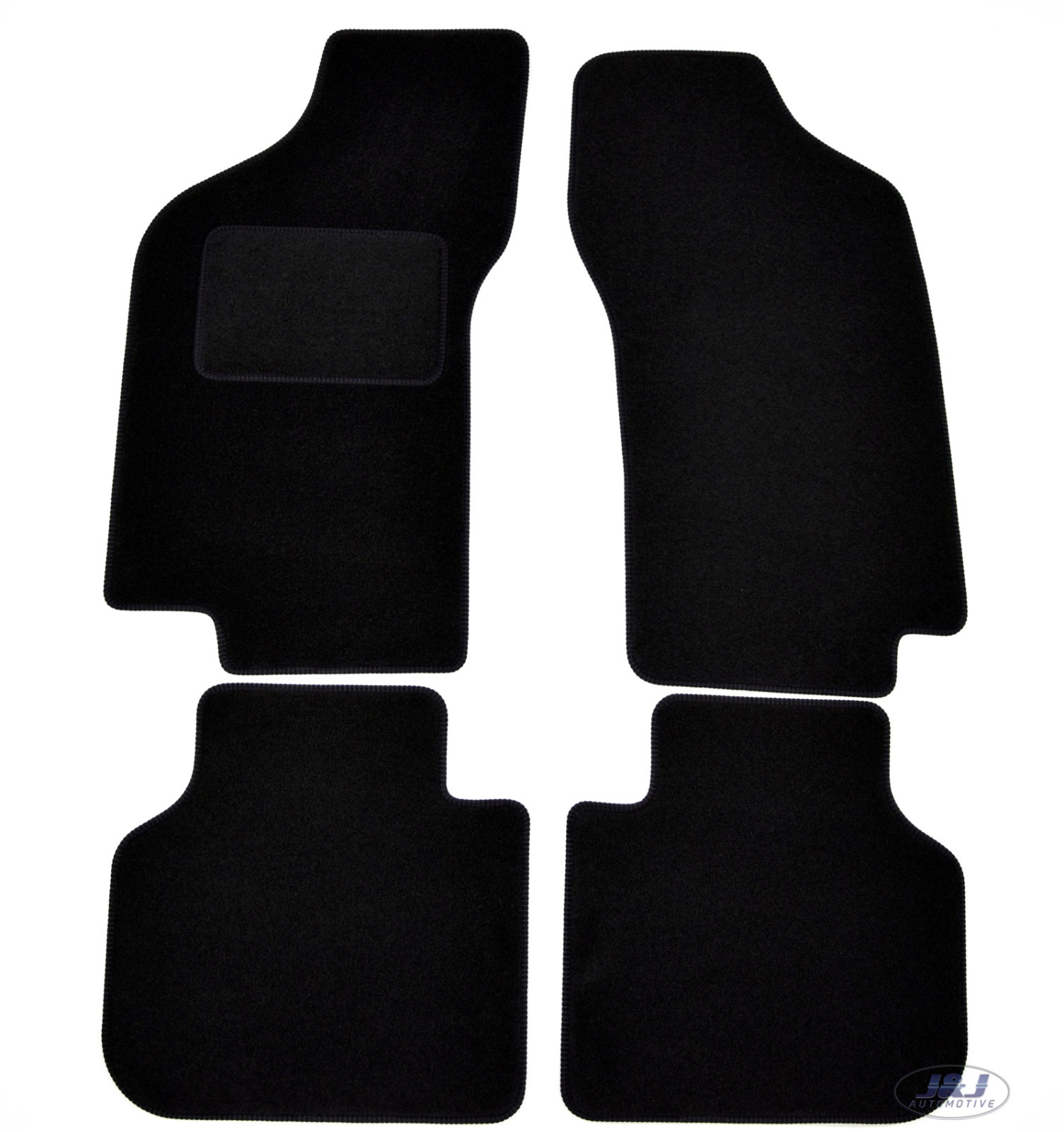 Tapis de sol velours sur mesure pour Alfa Romeo 155 (1992-1998) - Noir élégant