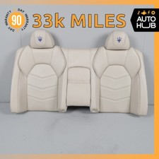 13-18 Maserati Granturismo M145 S Rear Upper Top Seat Cushion Beige Oem 33k