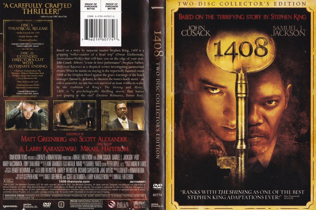 N1093　DVD　洋画　1408号室('07米) 1408号室('07米) 洋画・外国映画