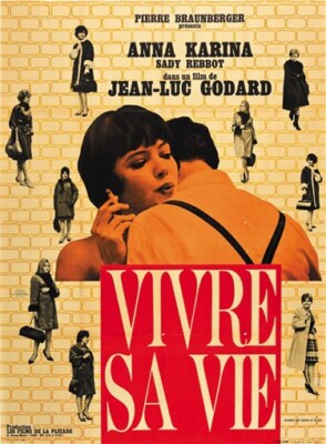 Vivre sa vie: Film en douze tableaux (1962) Jean-luc Godard movie poster 24x32