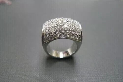 2.00Ct Round Cut Lab Grown/CVD Diamond Cluster Ring For Men's Solid 950 Platinum - Picture 9 of 20