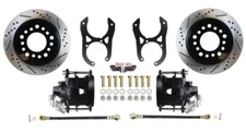 88-00 Chevy C1500 Rear Disc Brake Conversion, Black PC Calipers