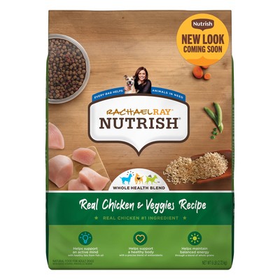 Nutrish Real Chicken & Veggies Recipe Dry Dog Food, 6 lb. Bag