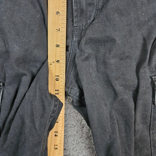 Hurley Cargo Shorts Men Size 30 Black Cotton Outdoor Hiking Casual - Picture 4 of 9
