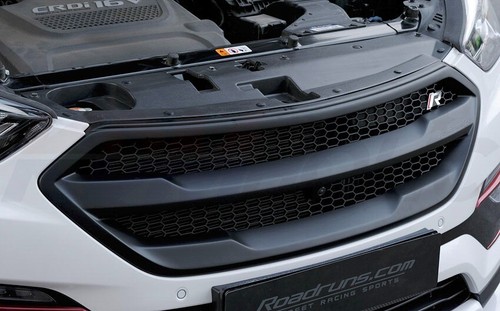 GLOSS BLACK Roadruns Replacement Radiator Grille for Hyundai Santa Fe 2017-2018 - Picture 2 of 13