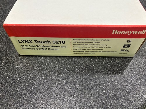 Honeywell LYNX Touch All in 1 Wireless Home & Business Alarm Cntrl System 5210