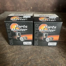 2 NOS Parts Master Engine Oil Filters 67064 Same As Wix 57064