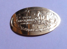 Tokyo Disneyland elongated penny JAPAN cent December 2009 souvenir coin Train