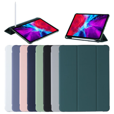 Smart Case Cover with Pencil Holder For iPad 7/8/9th Mini 6/7 Air 11'' M2/M3/M4