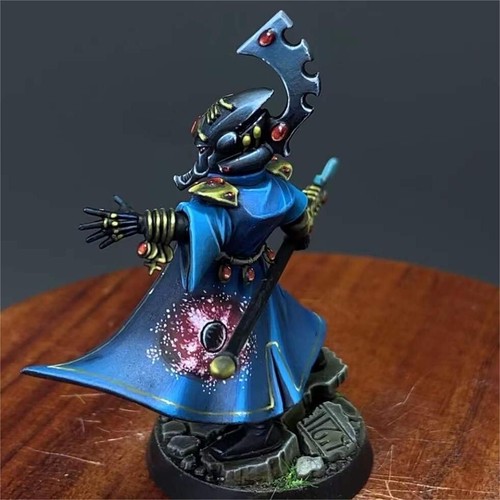 Farseer Warhammer 40k miniature prevendita figura dipinta arlecchini xeno eserciti - Foto 3 di 7