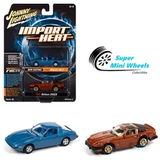 Johnny Lightning 1:64 2-Pack - 1982 Mazda RX-7 Blue & 1981 Datsun 280ZX Orange
