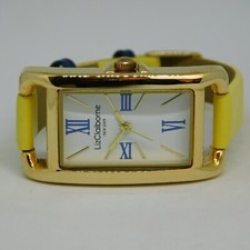 Liz Claiborne New York LIZ51Y Genuine Leather Quartz Women's Watch New Battery