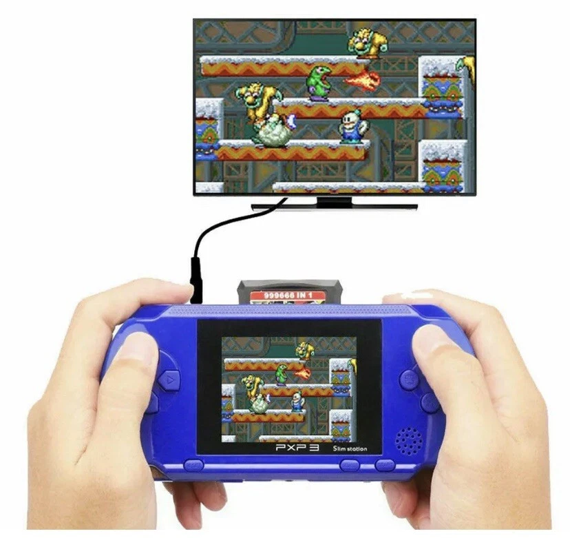 PVP STATION CONSOLE PORTATILE VIDEOGIOCO CON TANTI GIOCHI ISTALLATI +1 CARTUCCIA - Immagine 4 di 4