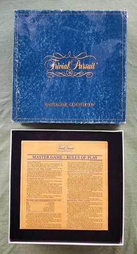 1981 Original Trivial Pursuit Master Game Genus Edition - Picture 2 of 12