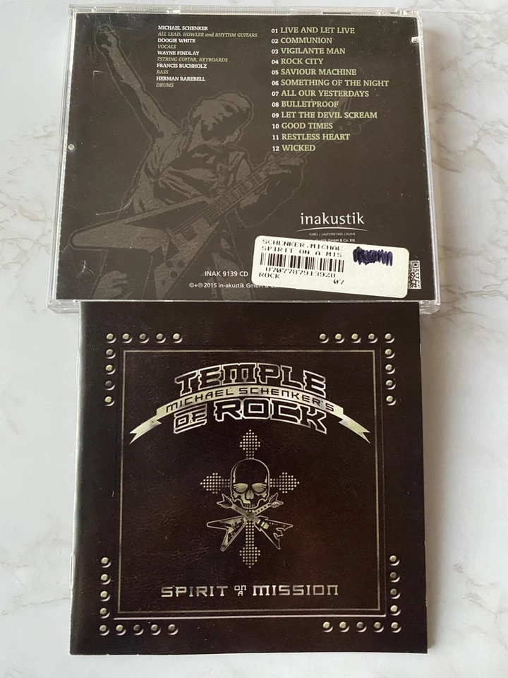 Michael Schenker Spirit On A Mission CD GERMANY IMPORT! 2015 INAK 9139CD UFO OOP Foto 4 de 4