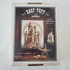 Vintage 1981 Rug Crafters EASY-TUFT Decorator Accents Kit SANDCASTLE 33-003