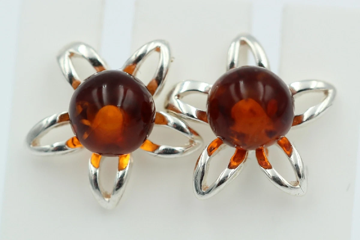 Bellissimi gioielli con orecchini pendenti in argento Sterling 925 massiccio rub