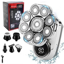 Maquina De Afeitar Electrica Para Cabeza Calva Hombre Rasuradora Afeitadora Barb