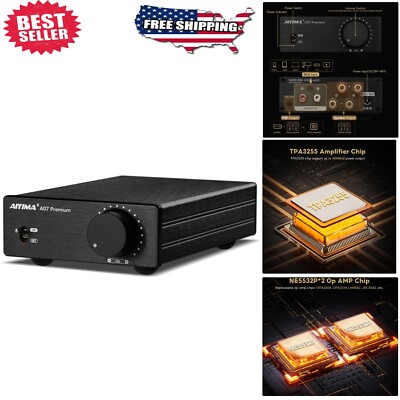 Versatile HiFi Mini Amplifier with 600W Output - Perfect for Any Audio Setup