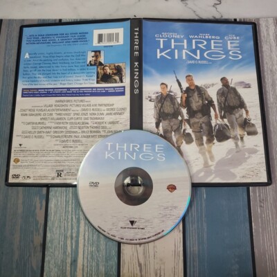 Three Kings (DVD, 1999) George Clooney, Mark Wahlberg, Ice Cube VG+!
