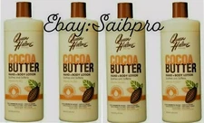 Lot Of (4) Queen Helene Hand + Body Lotion, Cocoa Butter, 32 Oz