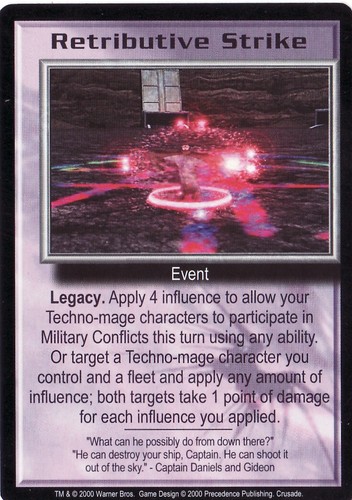 Babylon 5 Crusade CCG TCG Rare Card Selection Precedence - Picture 30 of 32