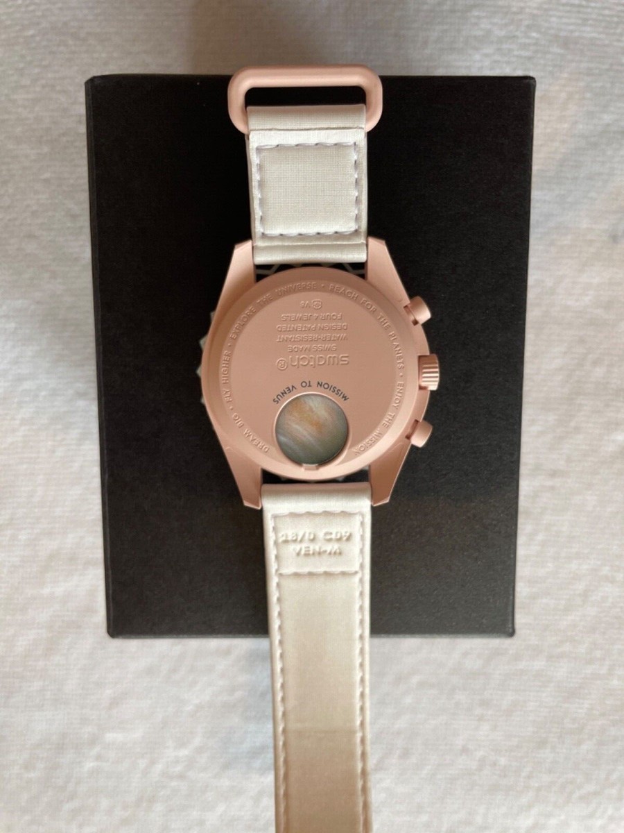 Omega x Swatch Bioceremic MoonWatch. Mission to Venus. New Omega x Swatch Bioceremic MoonWatch. Mission to Venus. New