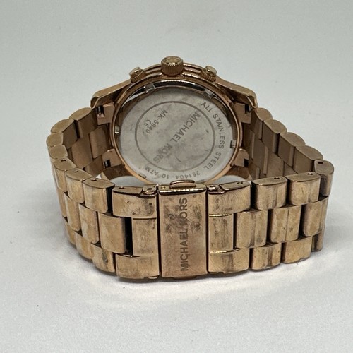 Michael Kors Runway MK5940 Women Stainless Steel Analog Dial Quartz Watch HME162 - Picture 9 of 11