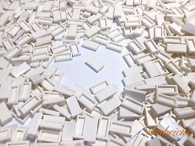 Lego 20 plate smooth tile 1x2 white new 3069