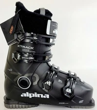 NEW $350 Men's Alpina XTrack 70 RARE Black Grey Ski Boots Various Sizes