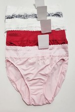 4 Warner's Lace Hi Cut Panty Multi 5109 Sz 6/M - NWT