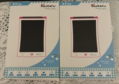 Twin Pack-8.5 inch Writing or Drawing Tablet Pads Reusable LCD Tablets for Kids