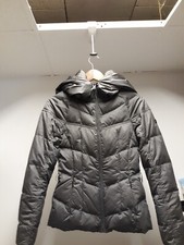 Cute THE NORTH FACE Charcoal Gray LOGO Women Size XS Hooded Jacket with Pockets