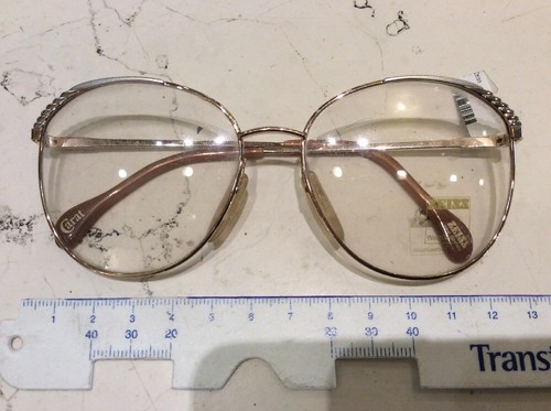 Zeiss Carat 6602 54-15 occhiale vista donna vintage nuovo colore oro | eBay