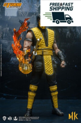 Storm Toys Mortal Kombat Scorpion Action Figure Model In Stock In