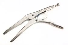 Adjustable Heavy Duty Hose Clamp & Locking Pinch Off Pliers, Nose Length 120mm