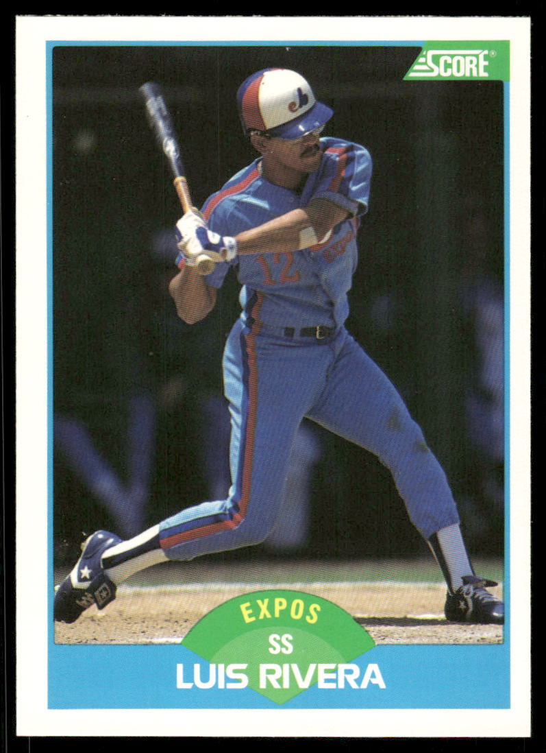 1989 Score #169 Luis Rivera