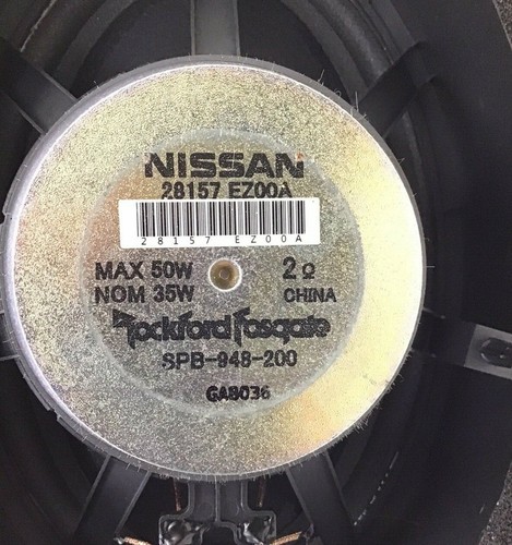 Genuine Nissan Door Speaker 28157-EZ00A 6x9in Rockwell Fosgate Frontier - Foto 2 di 8