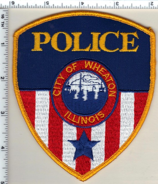 City of Wheaton Police (Illinois) Shoulder Patch new from 1991 eBay