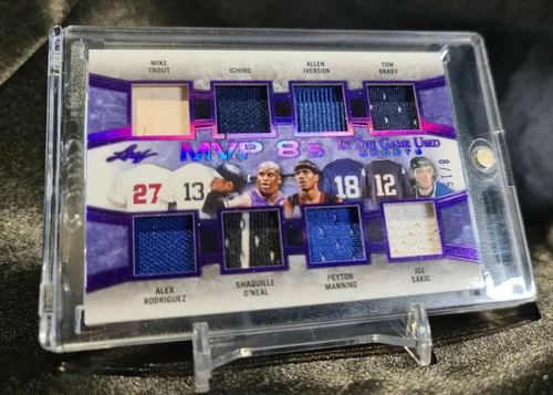 Leaf MVP 8's TROUT IVERSON ICHIRO BRADY RODRIGUEZ O'NEAL MANNING SAKIC 8/15