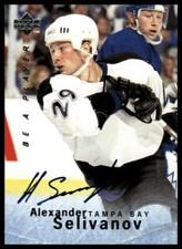 1995-96 Upper Deck Be a Player #S145 Alexander Selivanov Autographs
