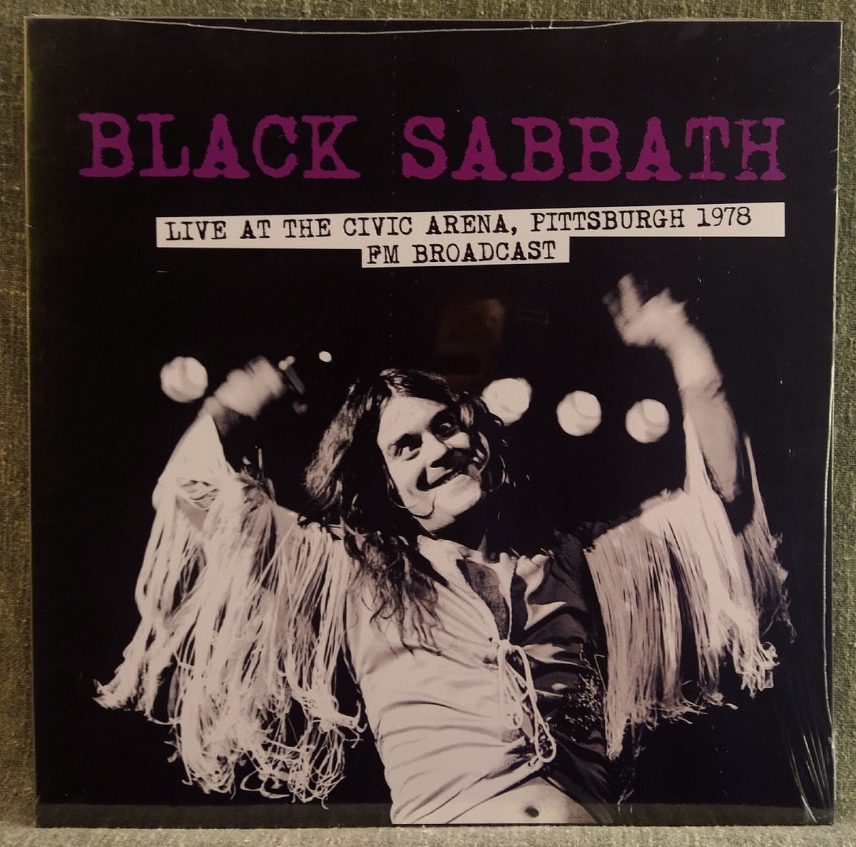 まりあんらぶりん BLACK SABBATH + OZZY O OZZY OSBORNE 💜🧡 BLACK SABBATH LIVE 1978 Vinyl LP NEW! Sealed