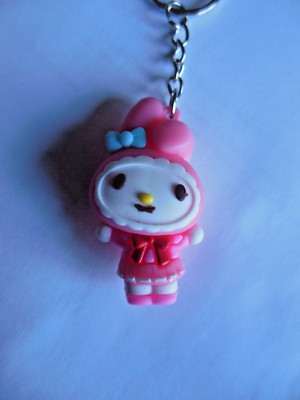 My   Melody  *{ Keychain }* { 3 - D  } ** Free  Shipping