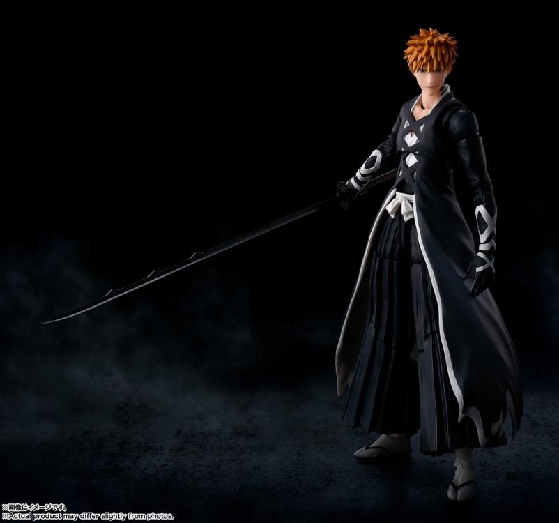 Bandai S.H.Figuarts Bleach Ichigo Kurosaki Tensa Zangetsu Action
